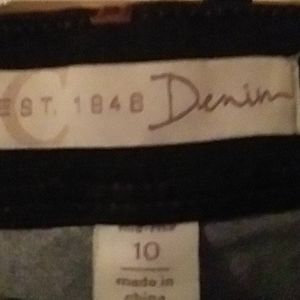Denim size 10 blue jeans like new clean